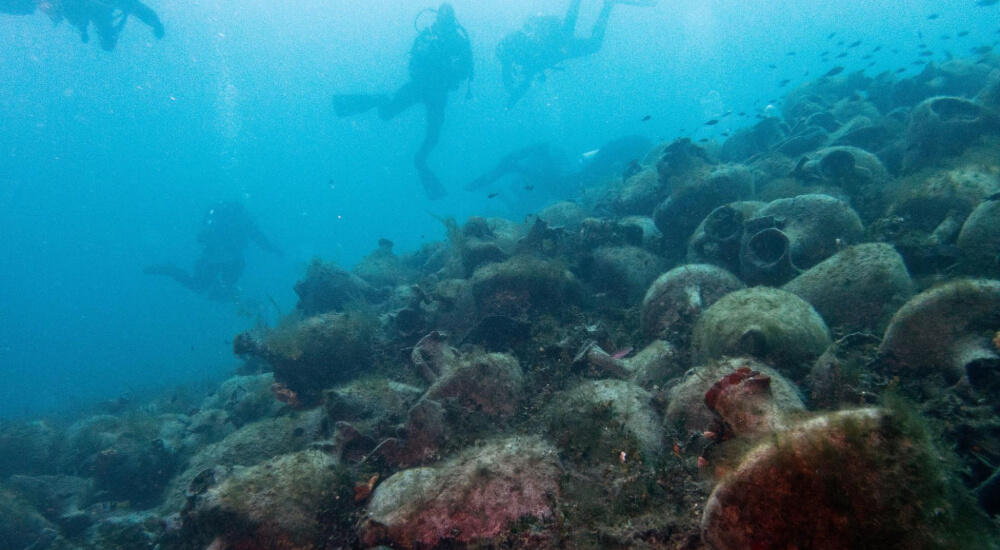 Peristera shipwreck underwater museum greece